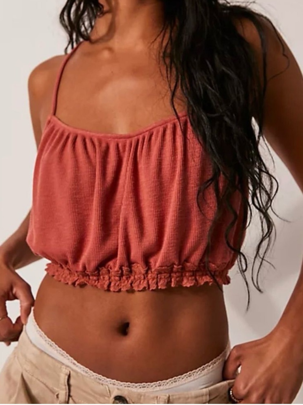 Racer back Cropped Cami by Intimately by Free People